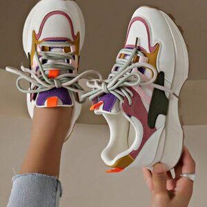 Brand New - Retro Color Block Sneakers